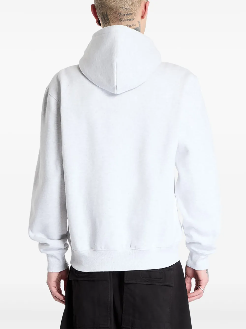 Carhartt WIP logo-embroidered hoodie sweatshirt Grijs