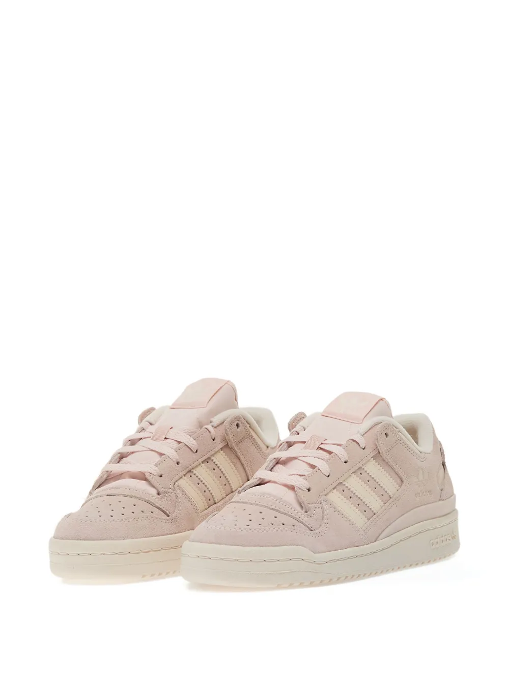 Adidas Originals Forum Low Cl Suede Sneakers In Pink