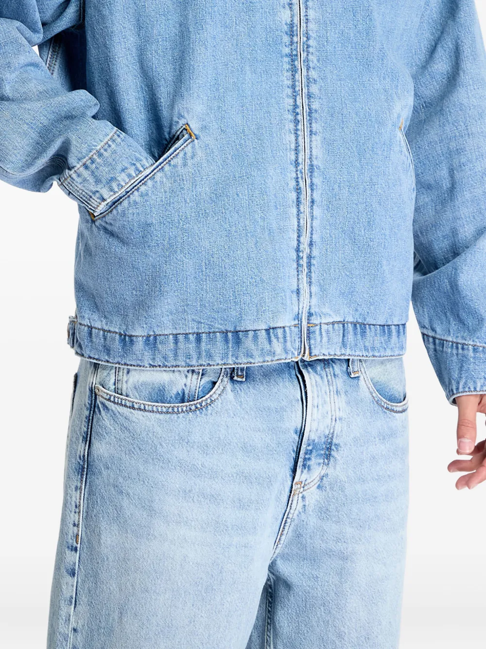 Carhartt WIP zip-fastening pocket jacket Blauw