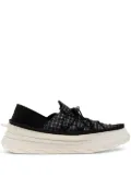 Merrell grid-pattern zip sneakers - Black