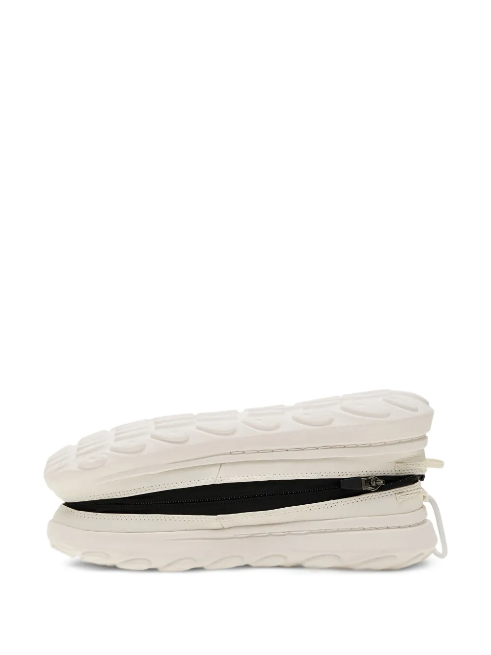 Merrell grid-pattern zip sneakers Zwart