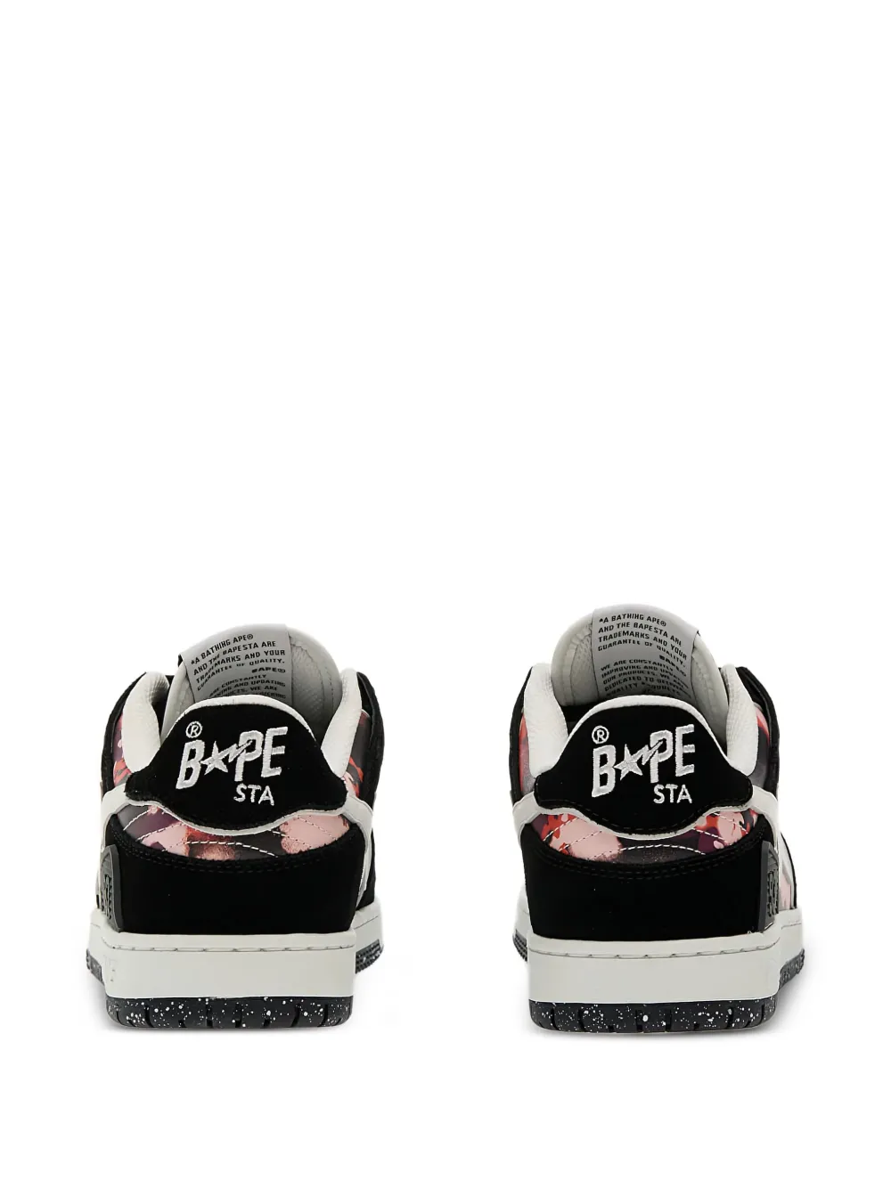 A Bathing Ape Sk8 Sta Star-patch Sneakers In Black