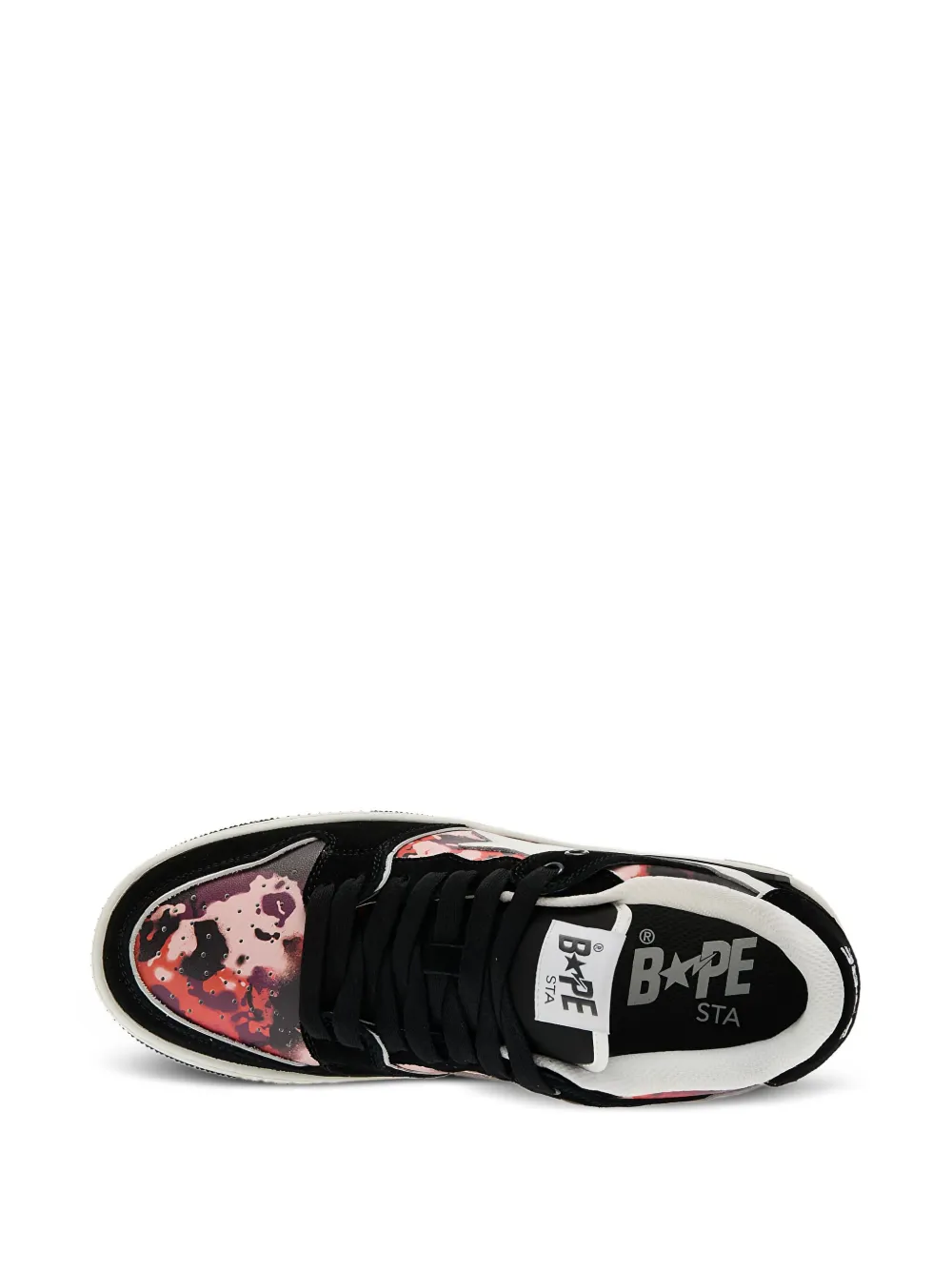A Bathing Ape Sk8 Sta Star-patch Sneakers In Black