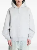 A BATHING APE® shark-pattern full zip hoodie - Grey
