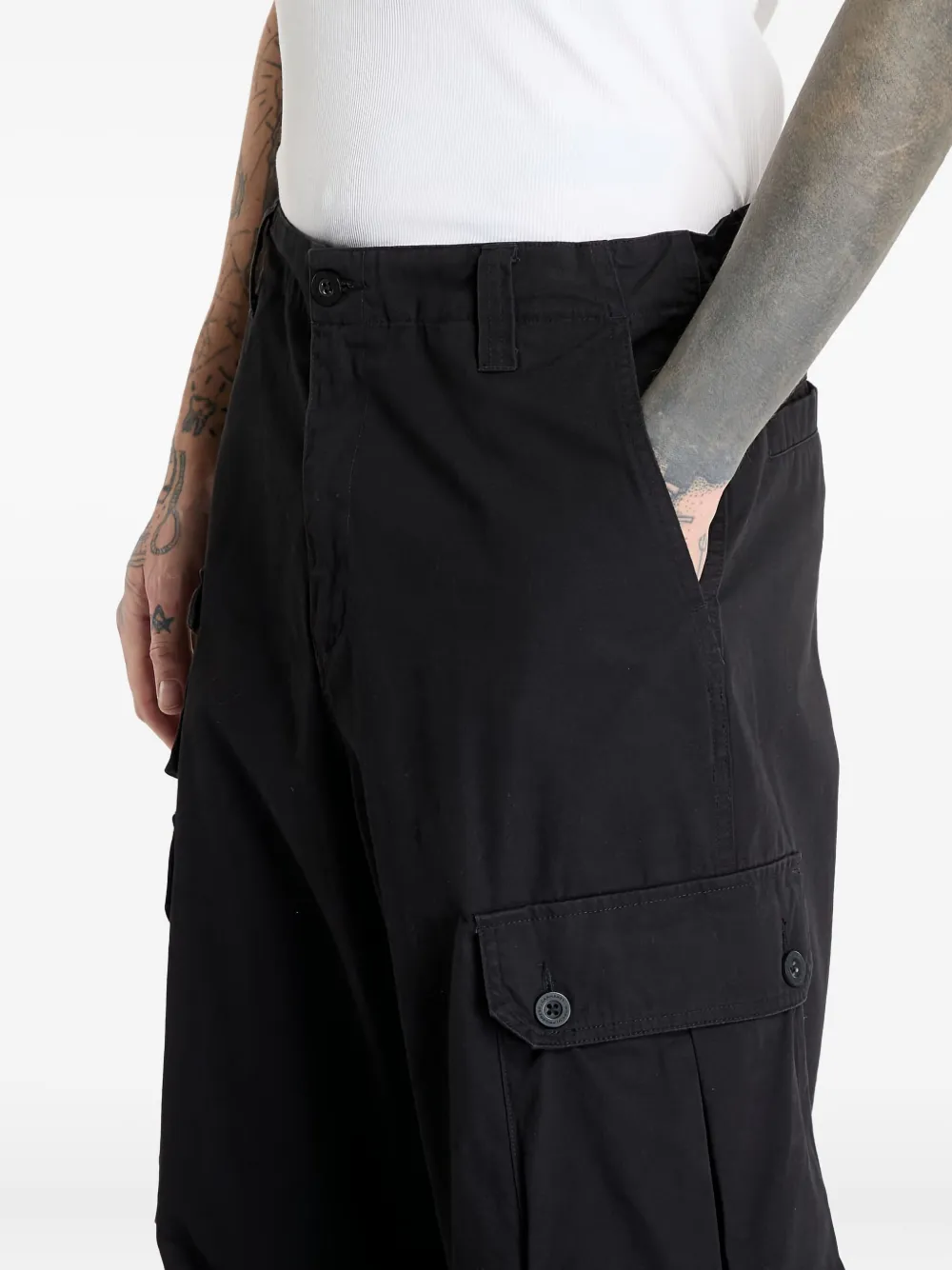 Carhartt WIP cargo-pockets trousers Zwart