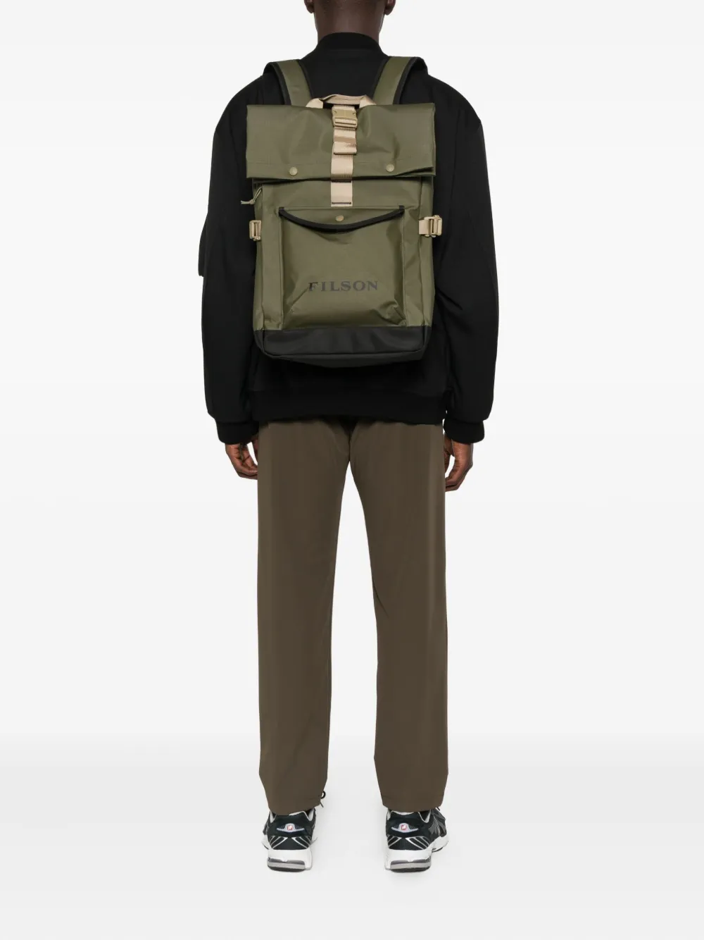 Filson Scout Roll-top Flap Backpack In Green
