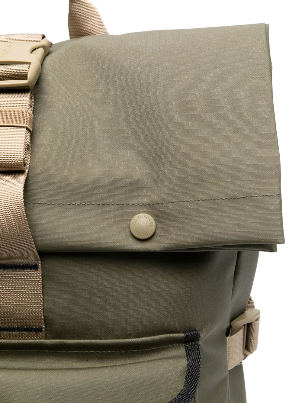 Filson Scout Roll-top Flap Backpack In Green