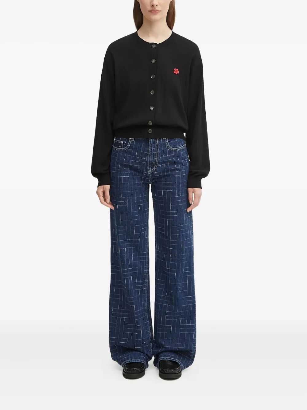 Kenzo Jeans met patroon - Blauw