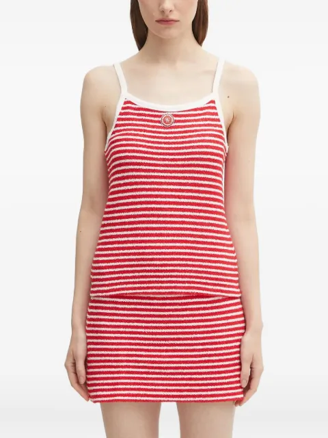 Sporty & Rich striped spaghetti-straps tank top