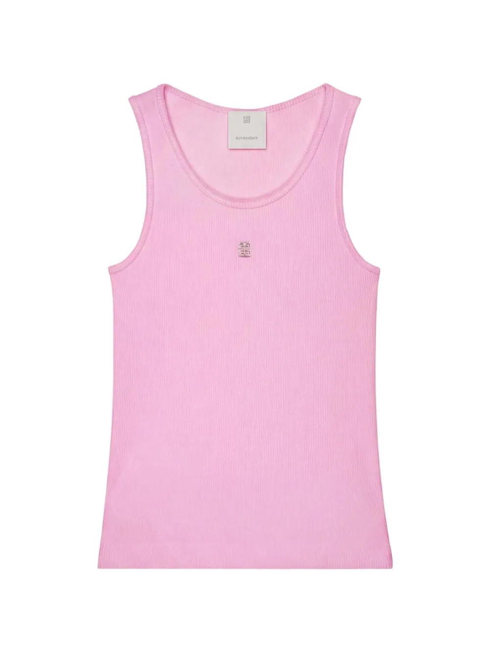 Givenchy Canotta a coste con placca 4G - Rosa