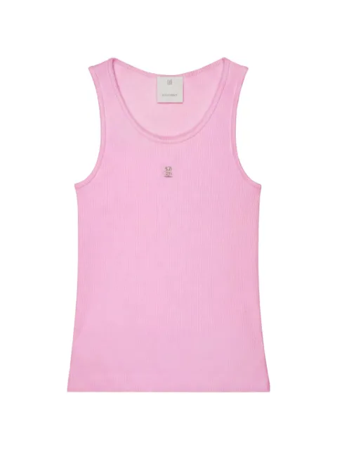 Givenchy 4G-plaque ribbed-knit tank top