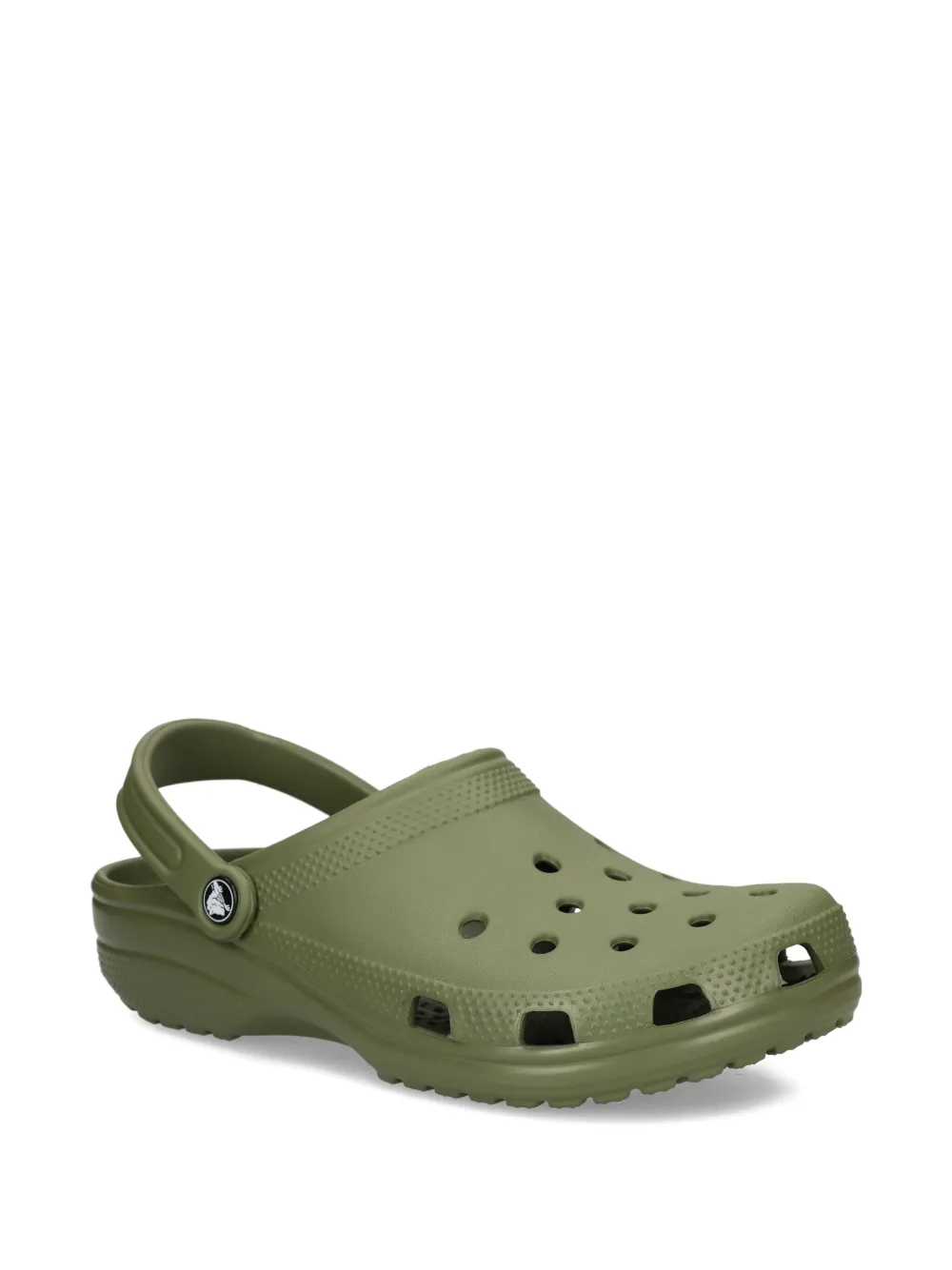 Crocs perforated heel-strap clogs Green