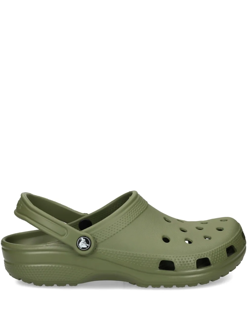 Crocs perforated heel-strap clogs Green