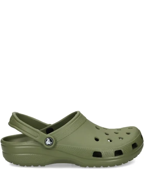 Crocs perforated heel-strap clogs
