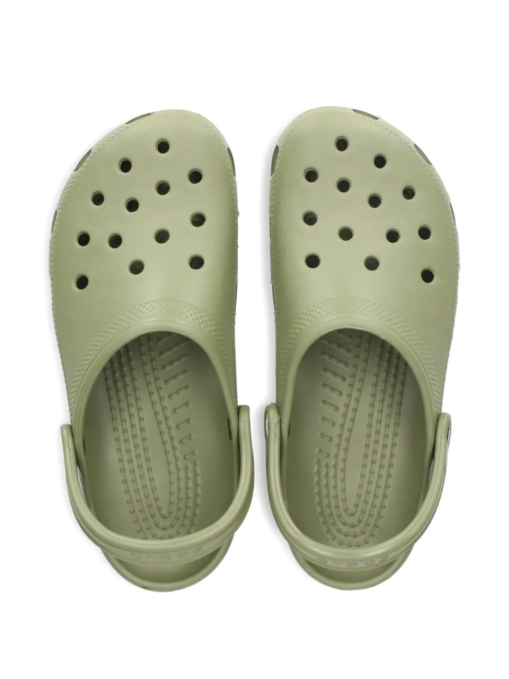 Crocs perforated heel-strap clogs Green