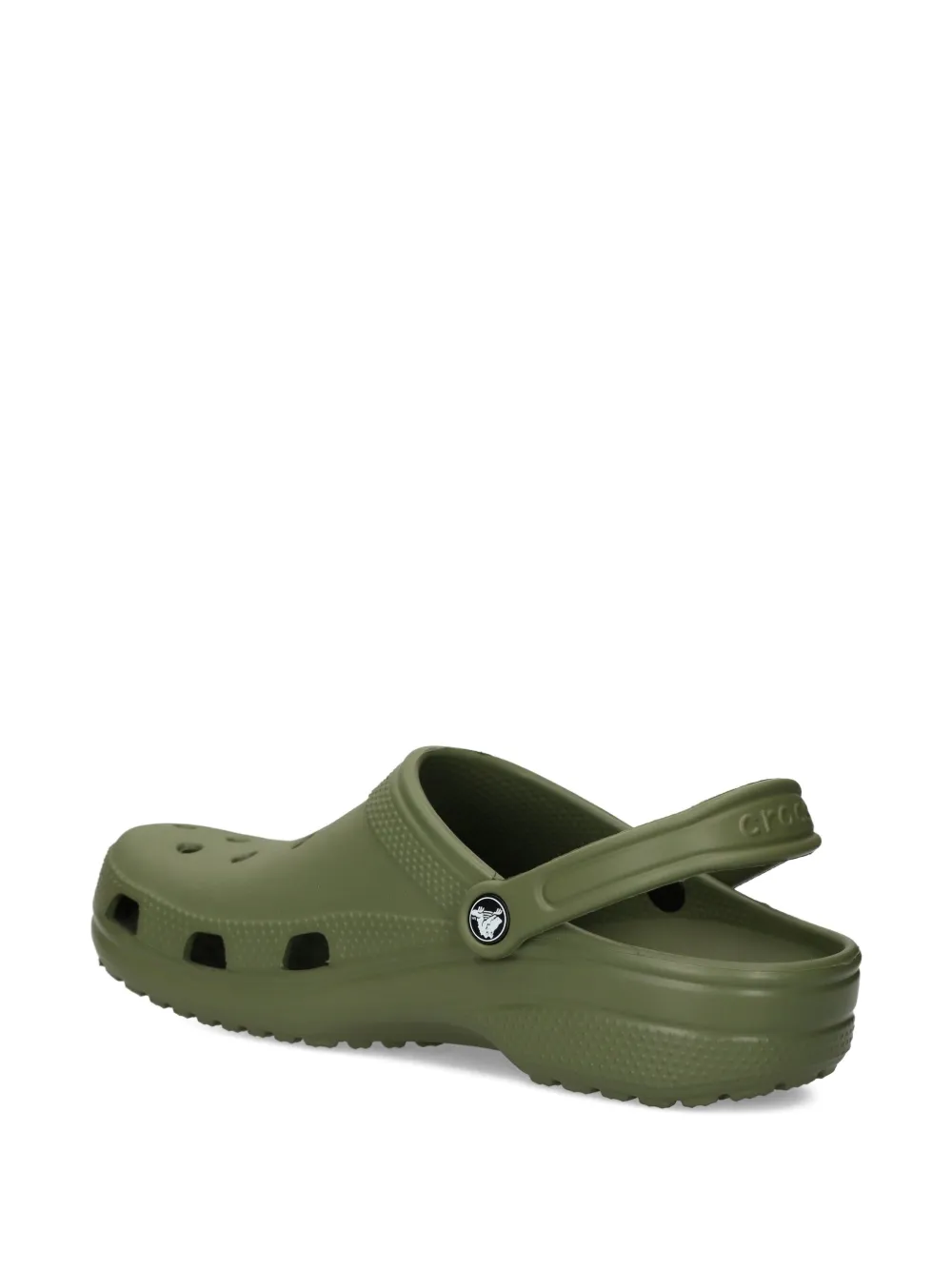 Crocs perforated heel-strap clogs Green