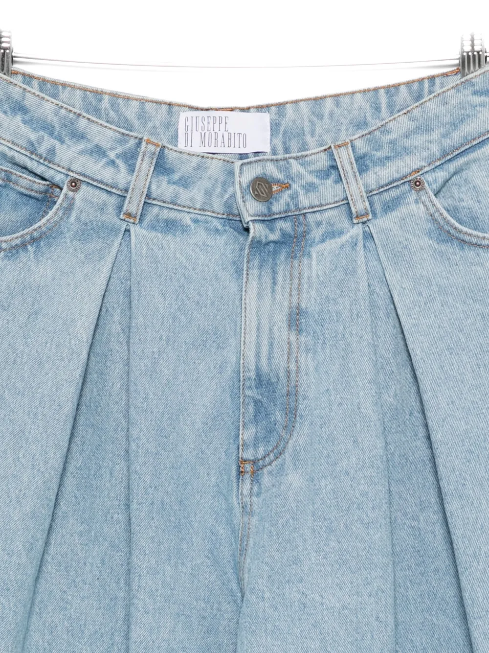 Giuseppe Di Morabito Denim Trousers With Belt Loops In Blue