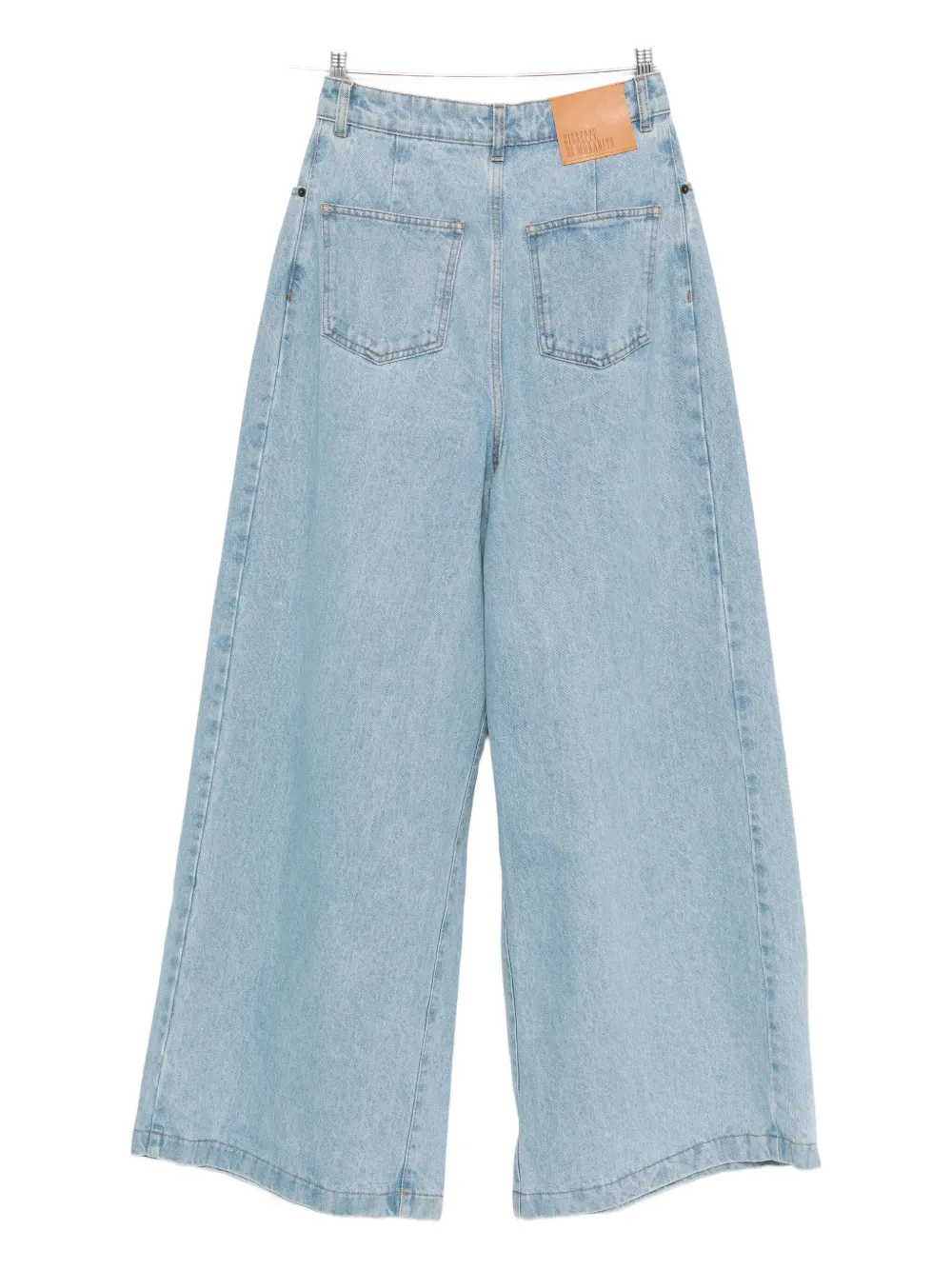 Giuseppe Di Morabito pleated wide-leg jeans - Blauw