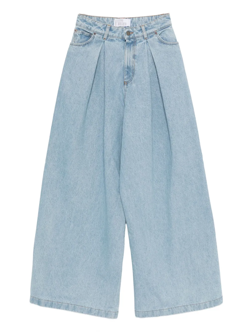 Giuseppe Di Morabito pleated wide-leg jeans | Blue | Image 1