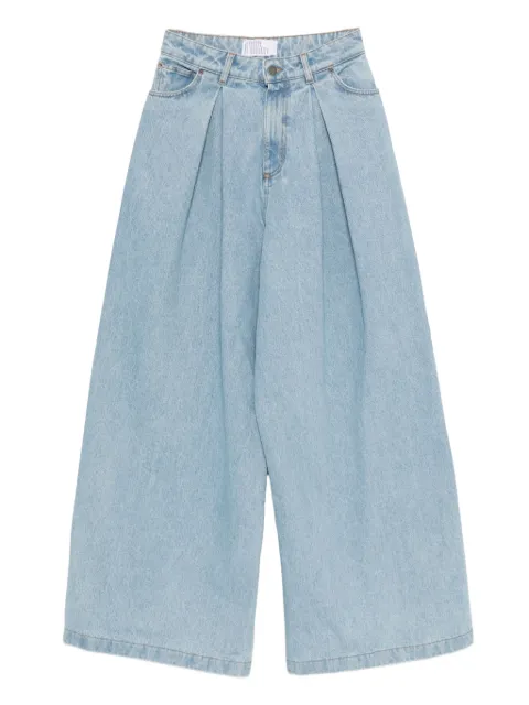Giuseppe Di Morabito pleated wide-leg jeans
