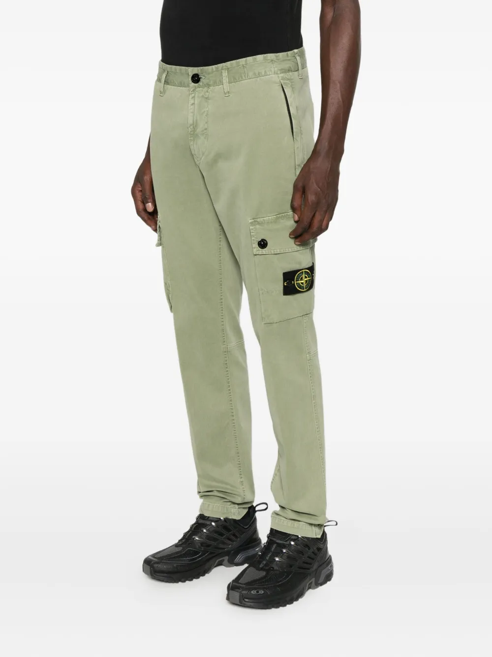 Stone Island Cargo broek Groen