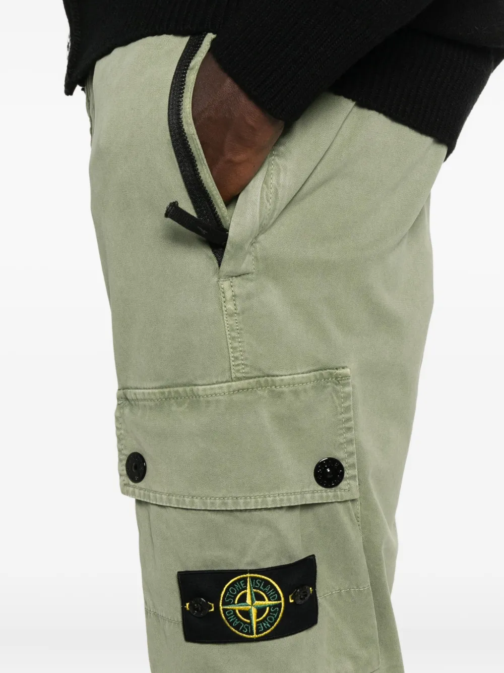 Stone Island Cargo broek Groen