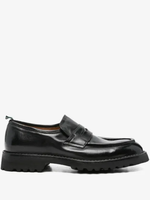 Green George mocasines de piel