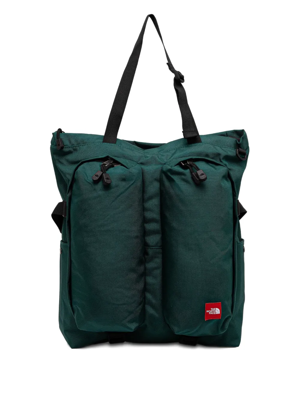 The North Face Shopper met dubbele zak Groen