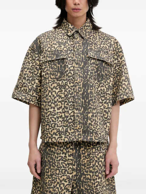 RHUDE Hemd mit Animal-Print