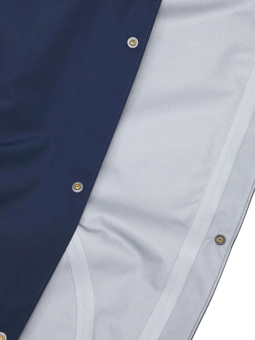 The North Face Button-fastening Drawstring Jacket In Blue