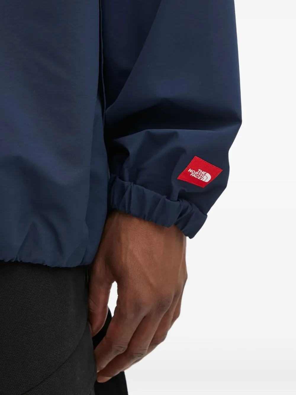 The North Face Button-fastening Drawstring Jacket In Blue