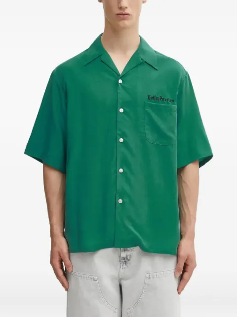 WACKO MARIA polo con bordado en el bolsillo