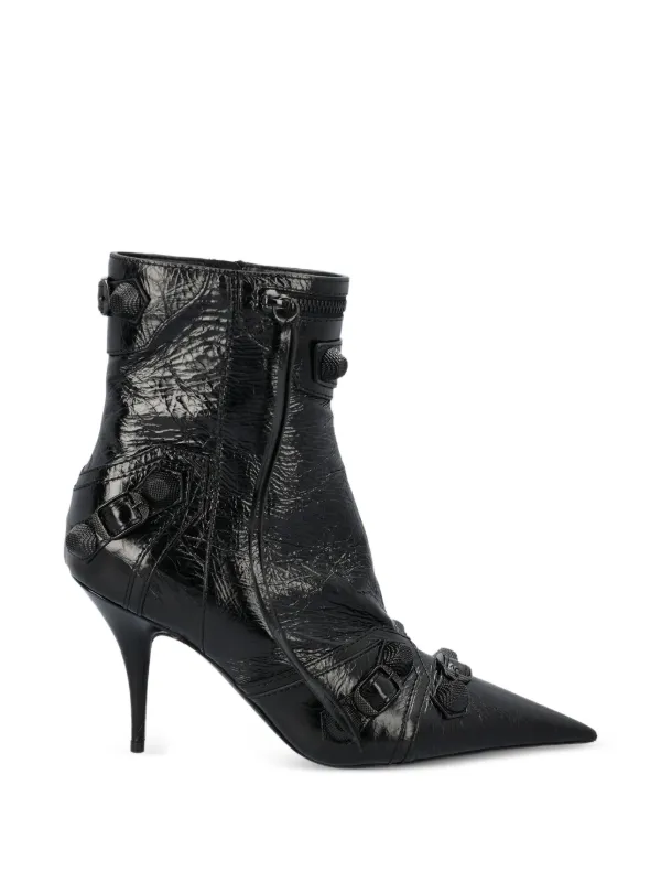 Balenciaga Pointed Boots in Black