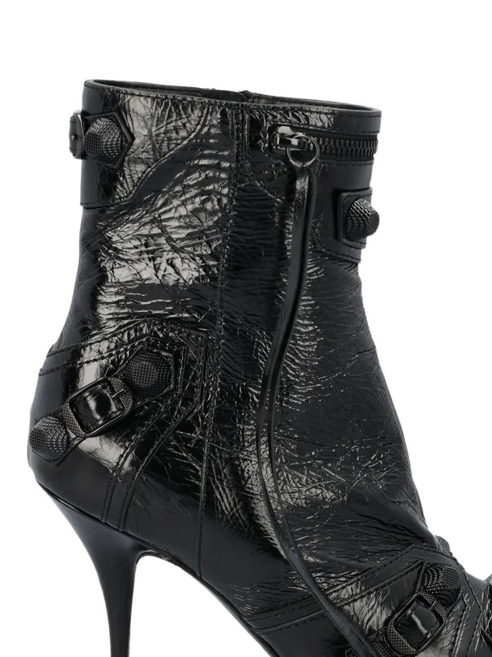 Balenciaga Pointed Boots in Black, view 2