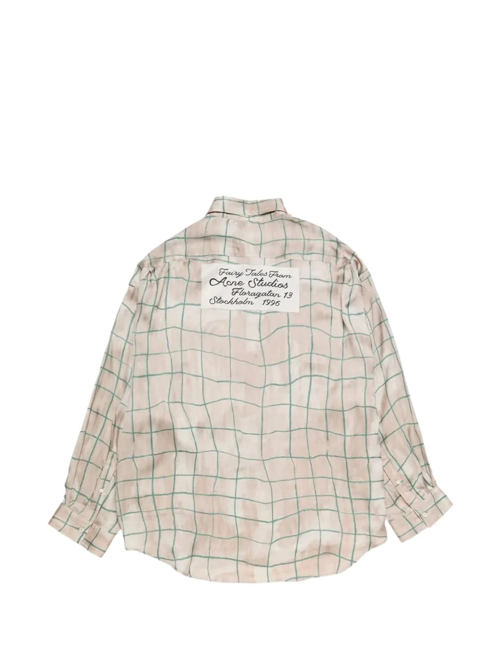 Acne Studios Checked Shirt In Neutral