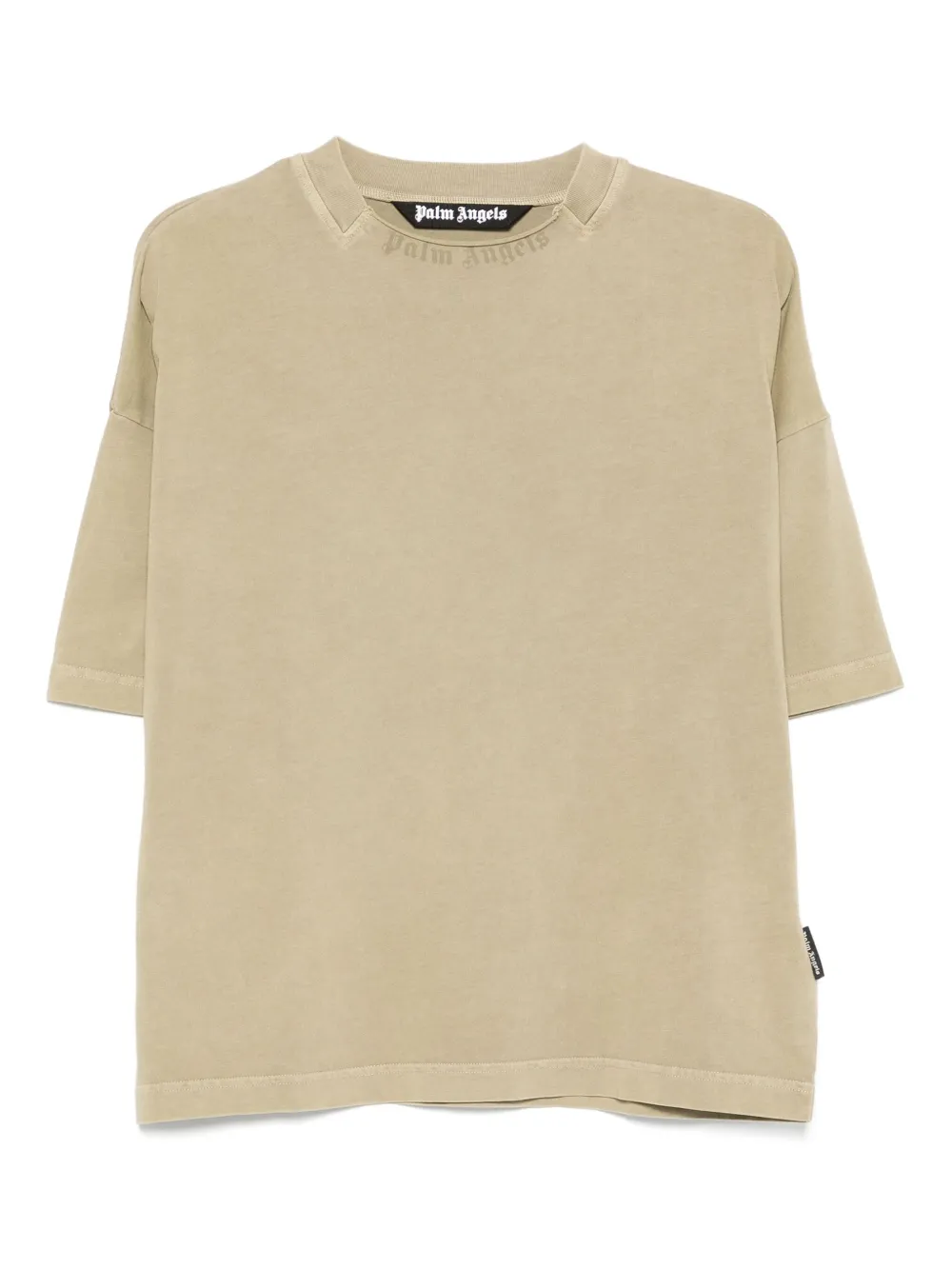Palm Angels Katoenen T-shirt Groen