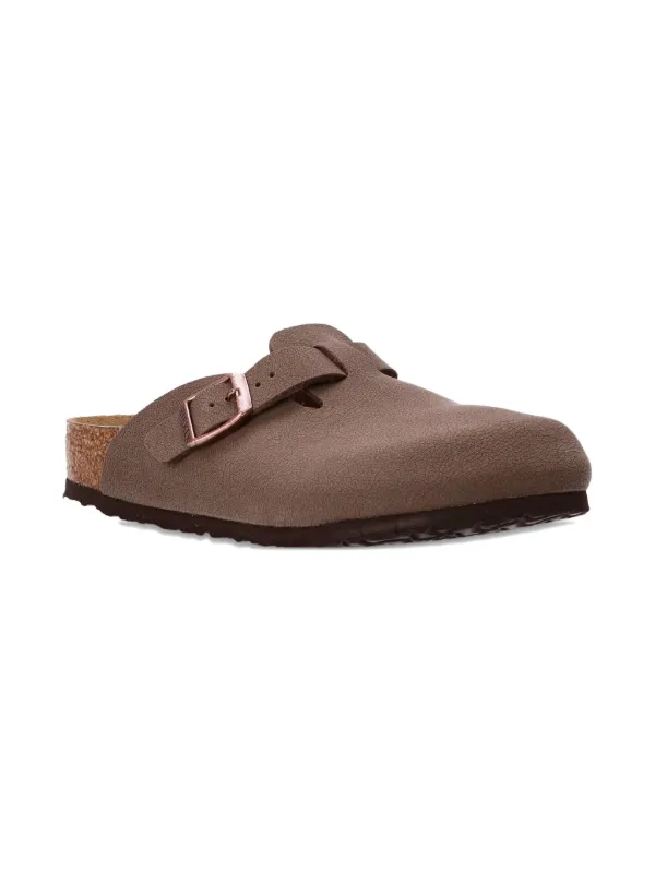 BIRKENSTOCK Boston スエード サンダル ブラウン 42 Birkenstock Boston クロッグサンダル | ブラウン | FARFETCH JP