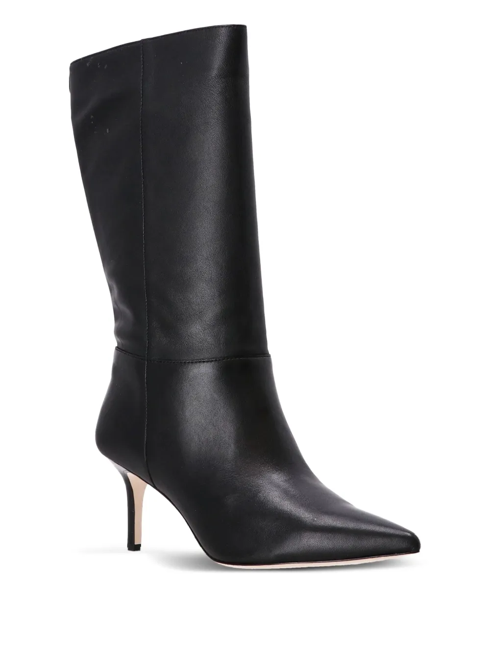 Polo Ralph Lauren leather pointed-toe boots Black