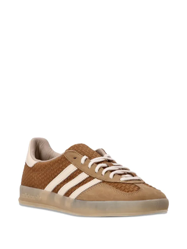 Adidas Gazelle 3-Stripes Woven Trainers Brown FARFETCH PH