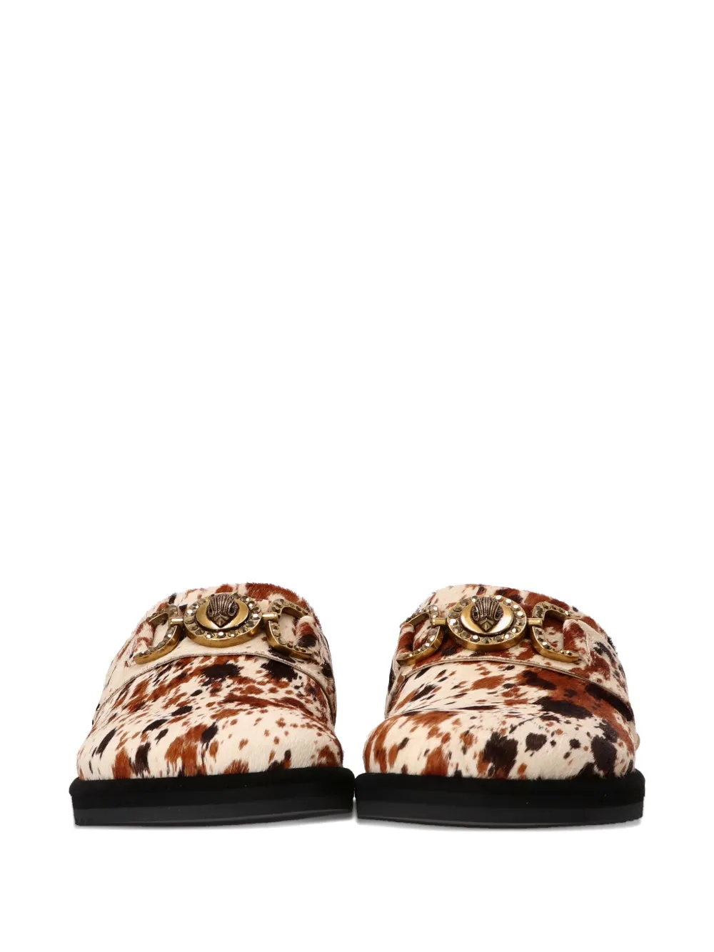 Kurt Geiger Mansion Mules In Brown