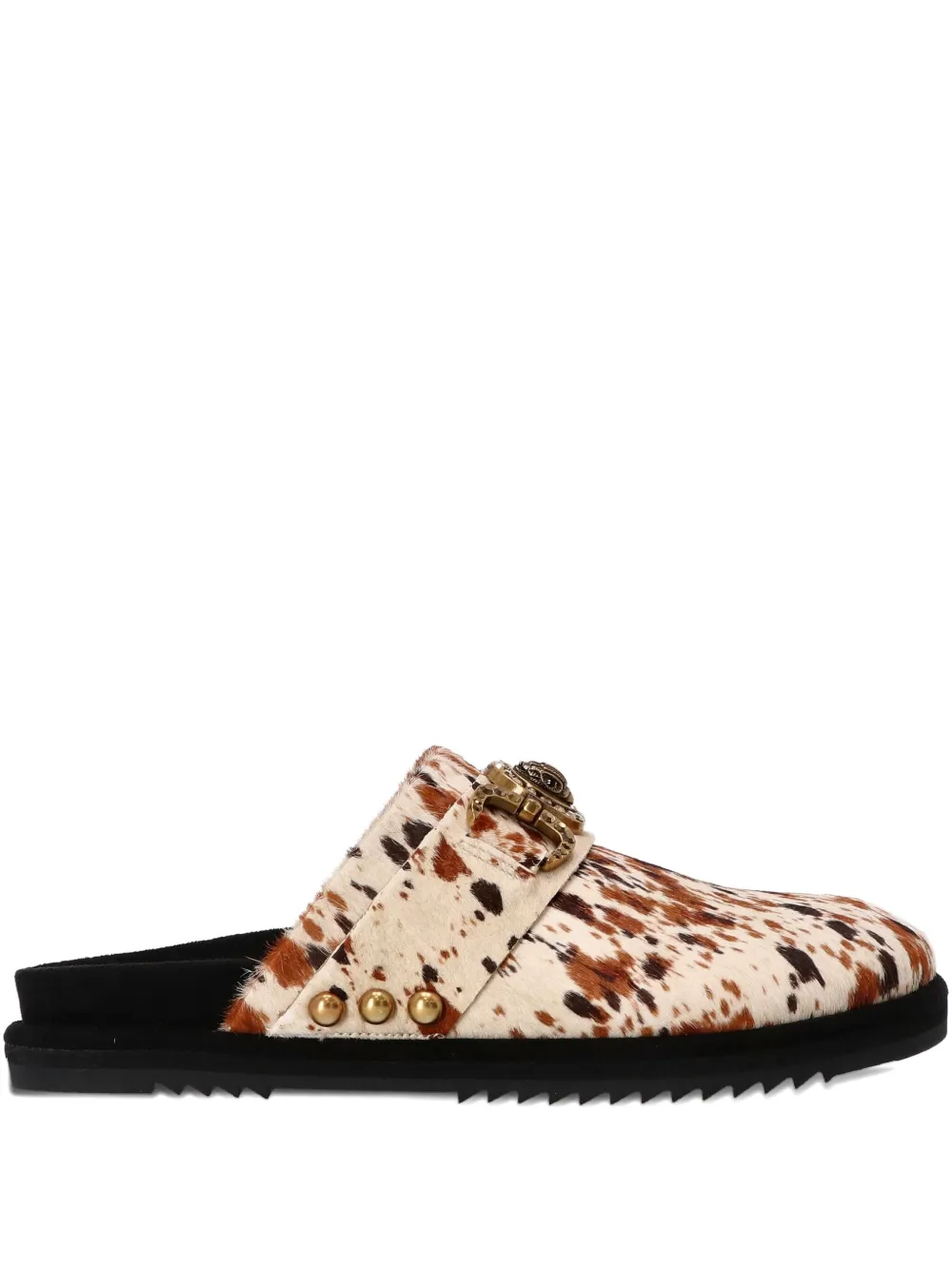 Kurt Geiger Mansion Mules In Brown
