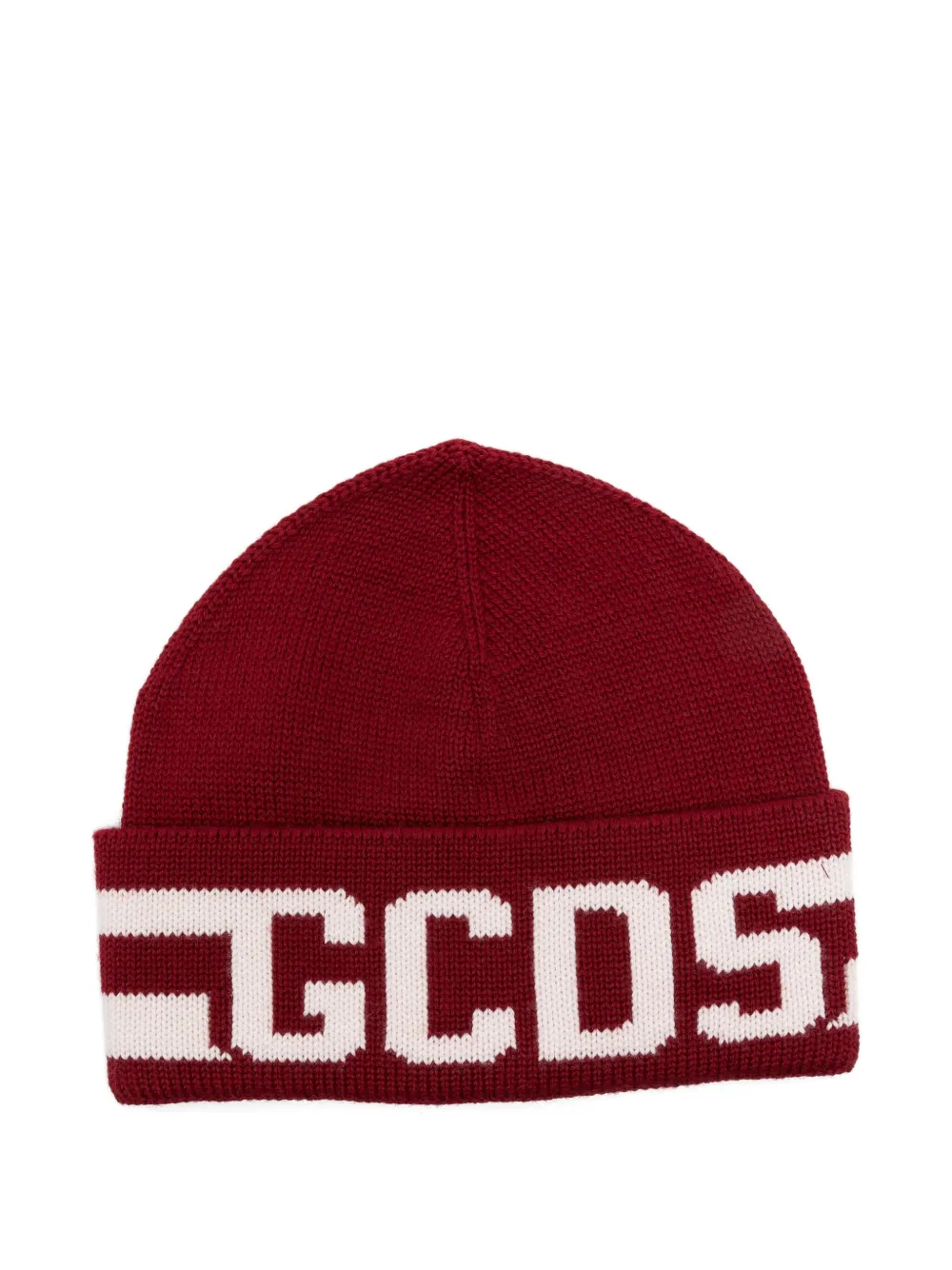 Gcds Kids logo-band beanie hat Rood