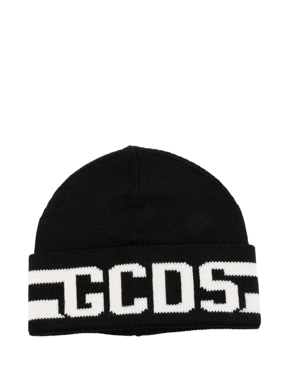 Gcds Kids logo-detail beanie hat Zwart