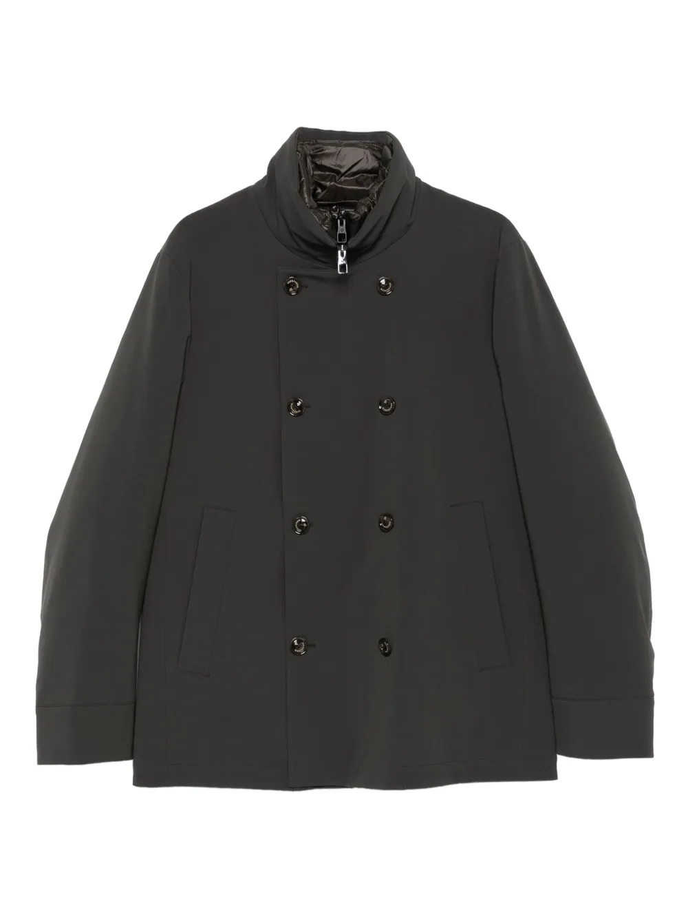 Montecore double-breasted zip-front jacket | Grey | Image 1