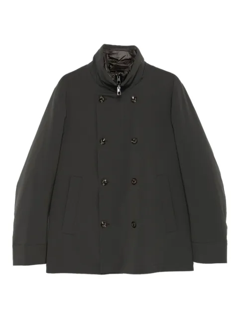 Montecore double-breasted zip-front jacket