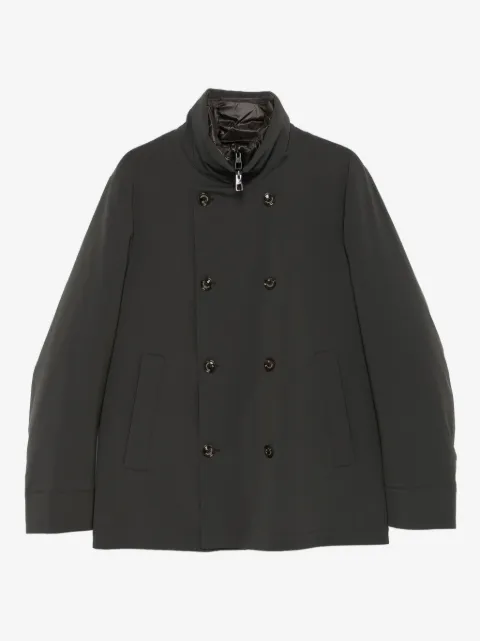 Montecore double-breasted zip-front jacket
