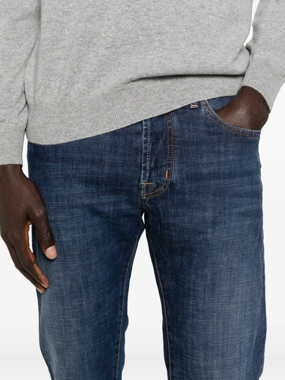 Jacob Cohën Jeans met vervaagd effect Blauw