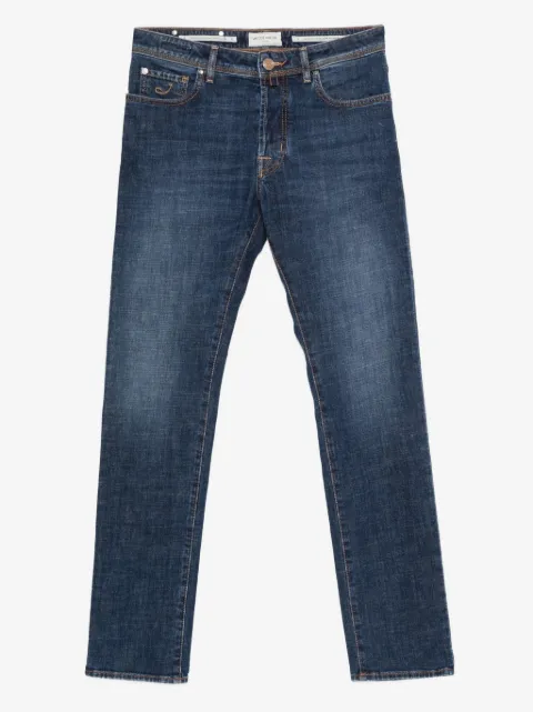 Jacob Cohën faded-wash jeans