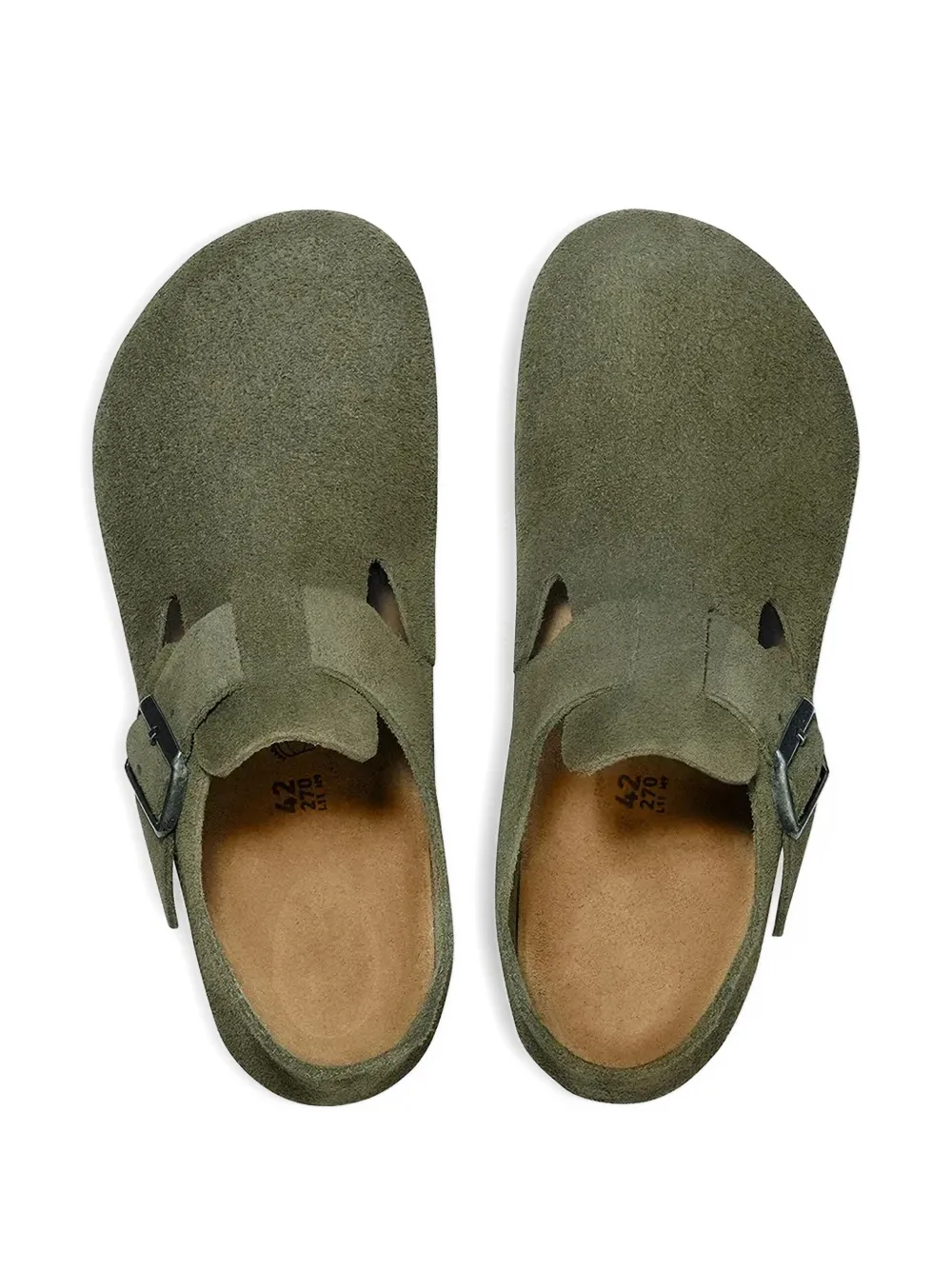 Birkenstock London suède schoenen Groen