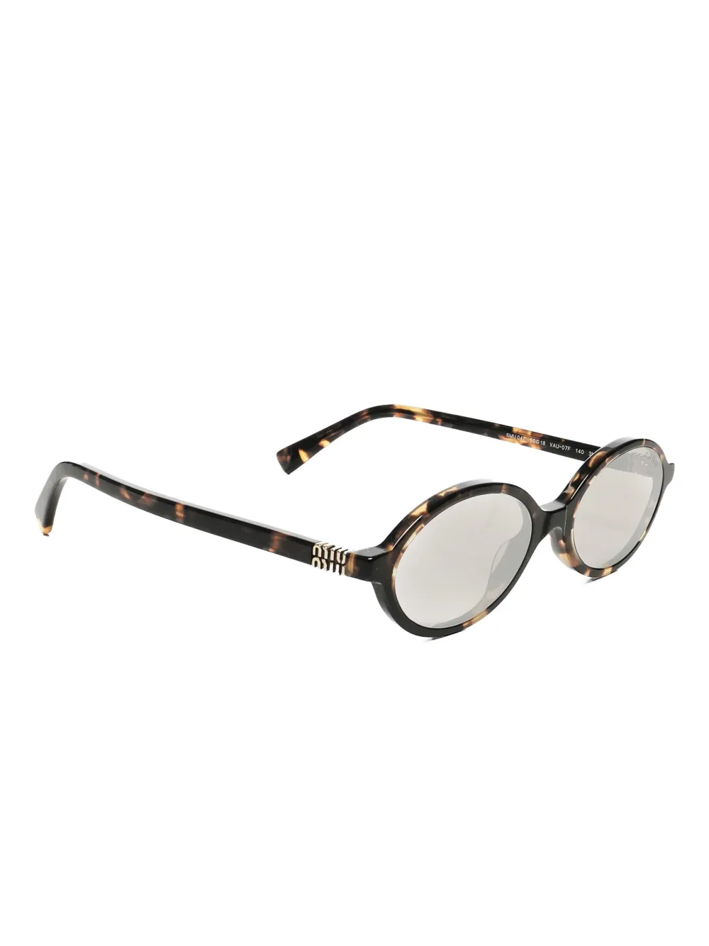 Miu Miu oval-frame sunglasses - Bruin